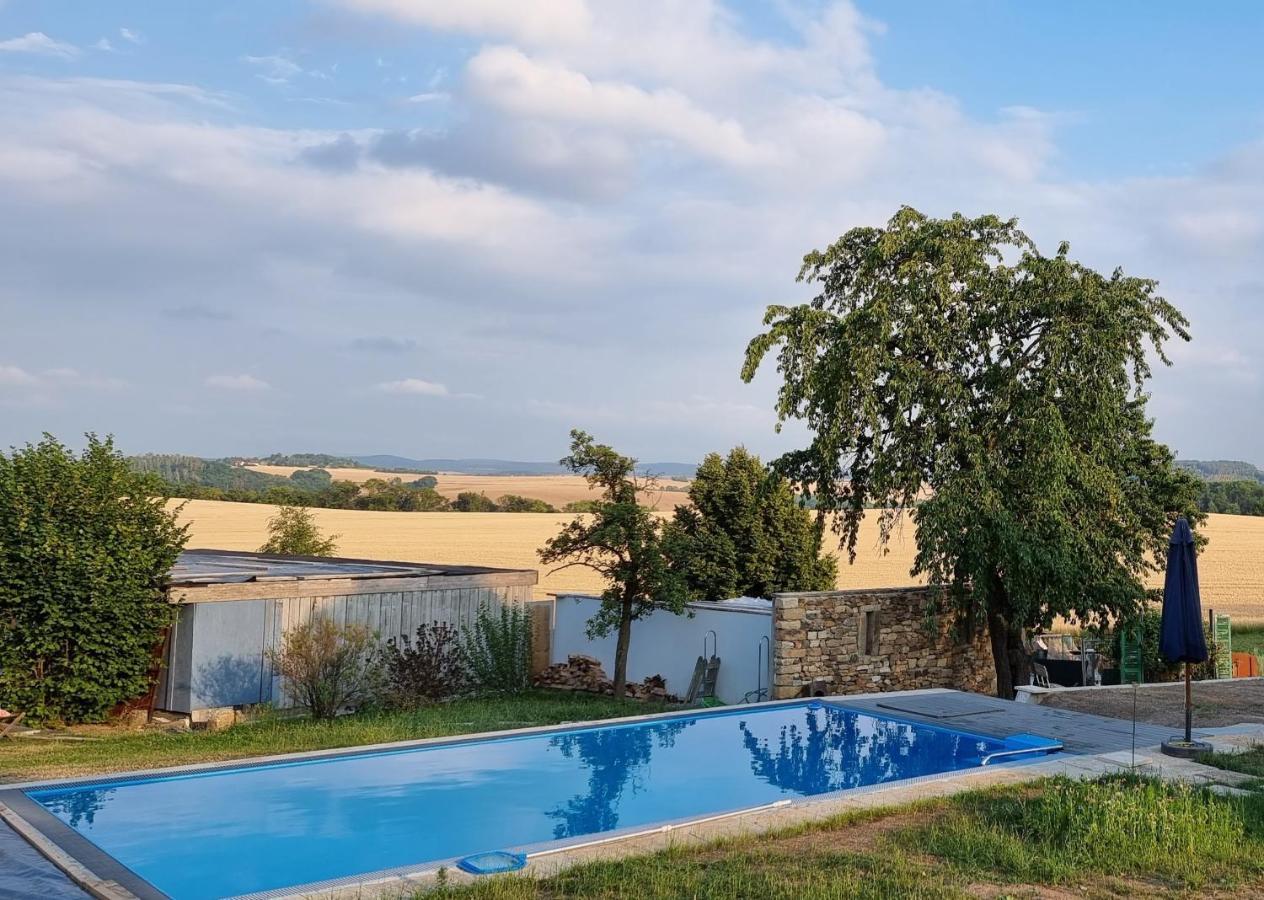 Alte Scheune Rietzschelhof Muglitztal Bagian luar foto